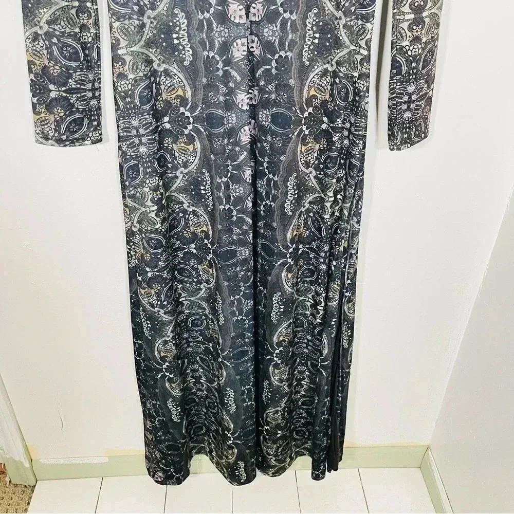 Free People Cabaret Maxi Dress Kaleidoscope Print